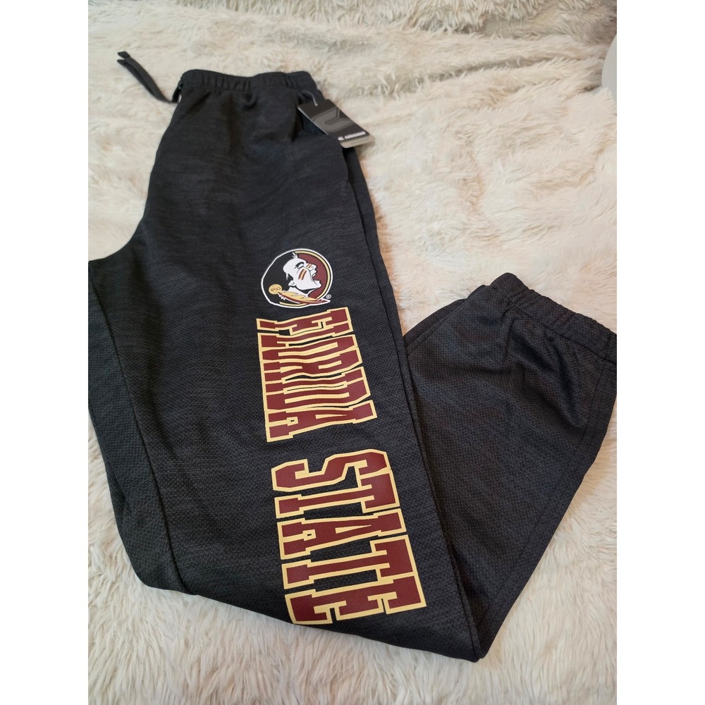 Colosseum FSU Florida State Seminoles Sweatpants Men's Large Charcoal NWT